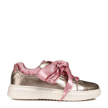 GEOX DISCOMIX Girls Sneakers - pearl gold with pink