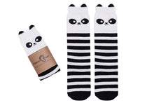 Mama's Feet Wanda the Brave Panda - Knee high socks (black/white)