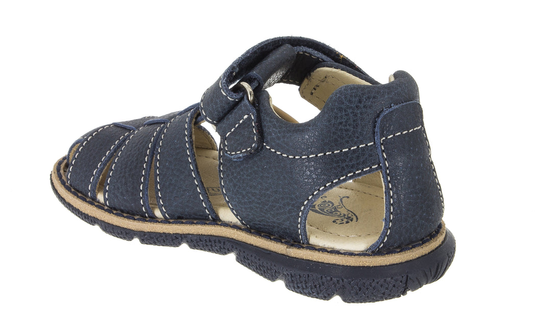 Primigi Boys Leather Sandals Navy Felma The Cow