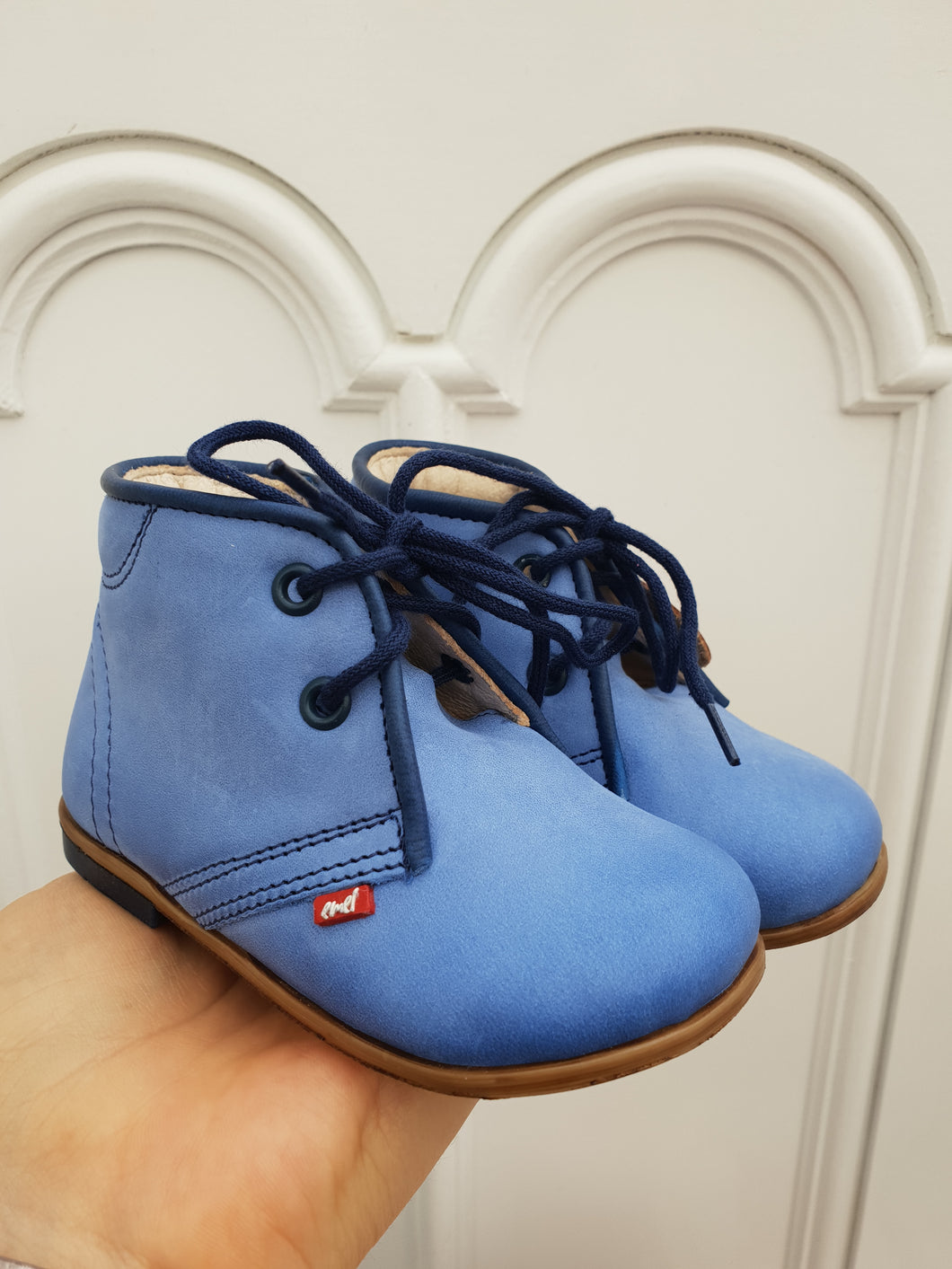 Emel Blue Lace Up Casual Shoes
