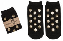 Blink blink -  socks with golden polka dot (black)