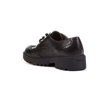 GEOX Casey Leather Lace up Girls Shoes