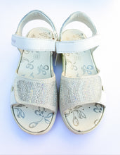 Primigi Girls Leather Beaded White Sandals
