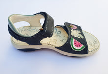 Primigi Girls Leather Navy Sandals with fun details