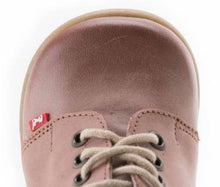 Emel "Teddy" Light Brown with Teddy Leather Lace Up Casual Shoes
